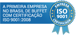 Selo ISO 9001 Confraria D'ella Vitória Buffet Campinas SP